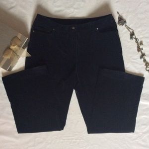 Vintage HighRise Wide Leg Velvet Jeans